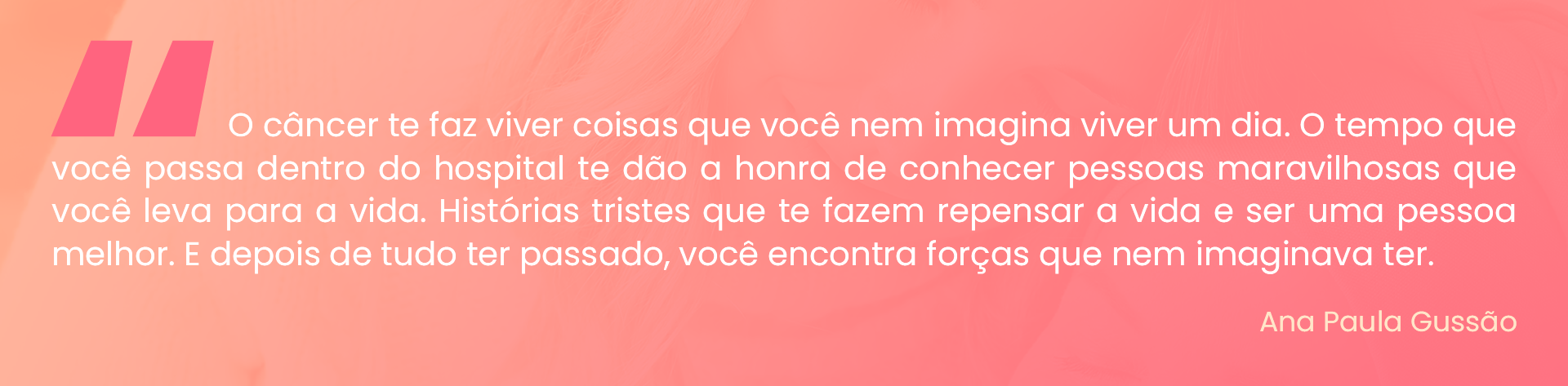 Do pesadelo à possibilidade de voltar a sonhar