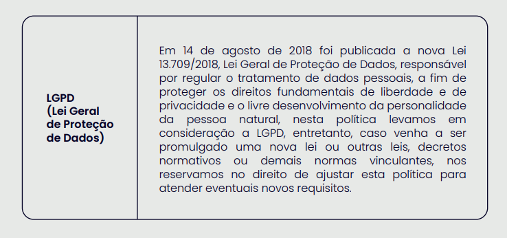 Política de Privacidade
