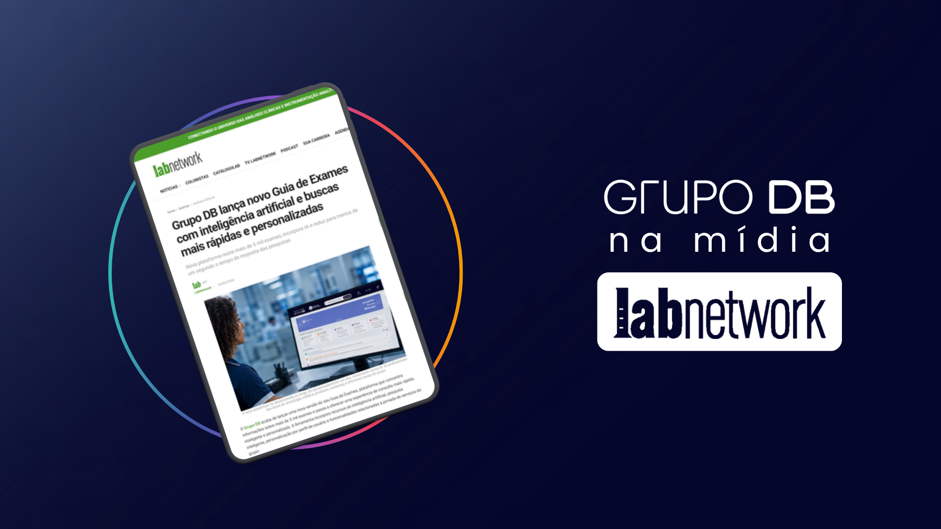 Guia de Exames está na Labnetwork | Diagnósticos do Brasil: Referência em Apoio Laboratorial
