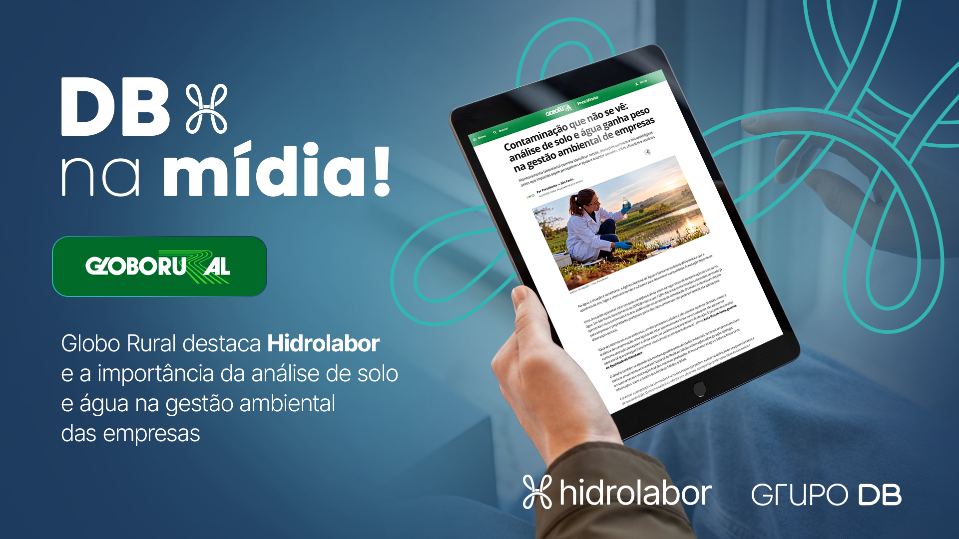  Hidrolabor é notícia no Globo Rural: o que os olhos não veem, o laboratório identifica  | Diagnósticos do Brasil: Referência em Apoio Laboratorial
